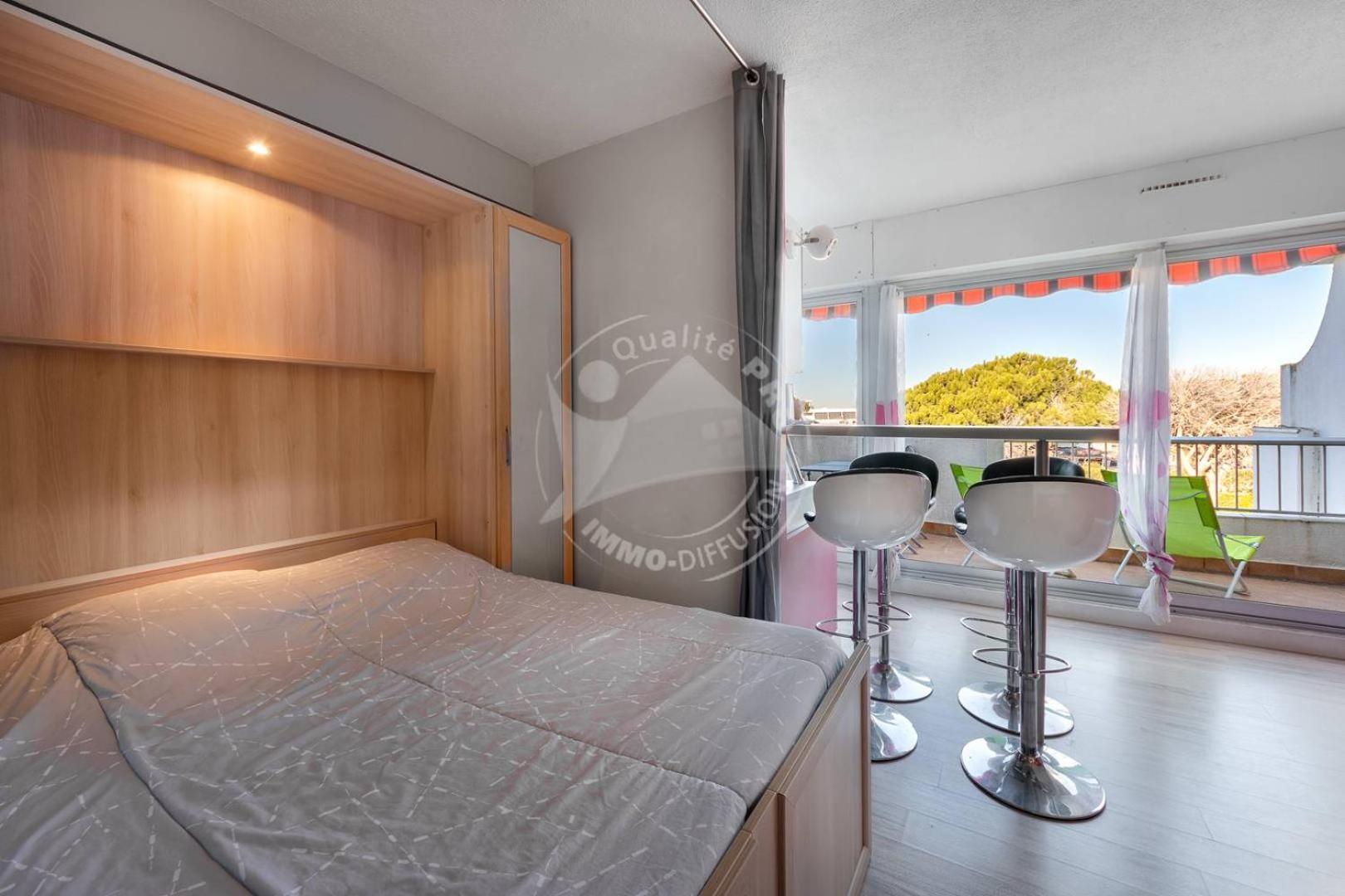 AS9557 - Studio vue sur la mer avec parking privé proche centre ville Le Grau-du-Roi Esterno foto