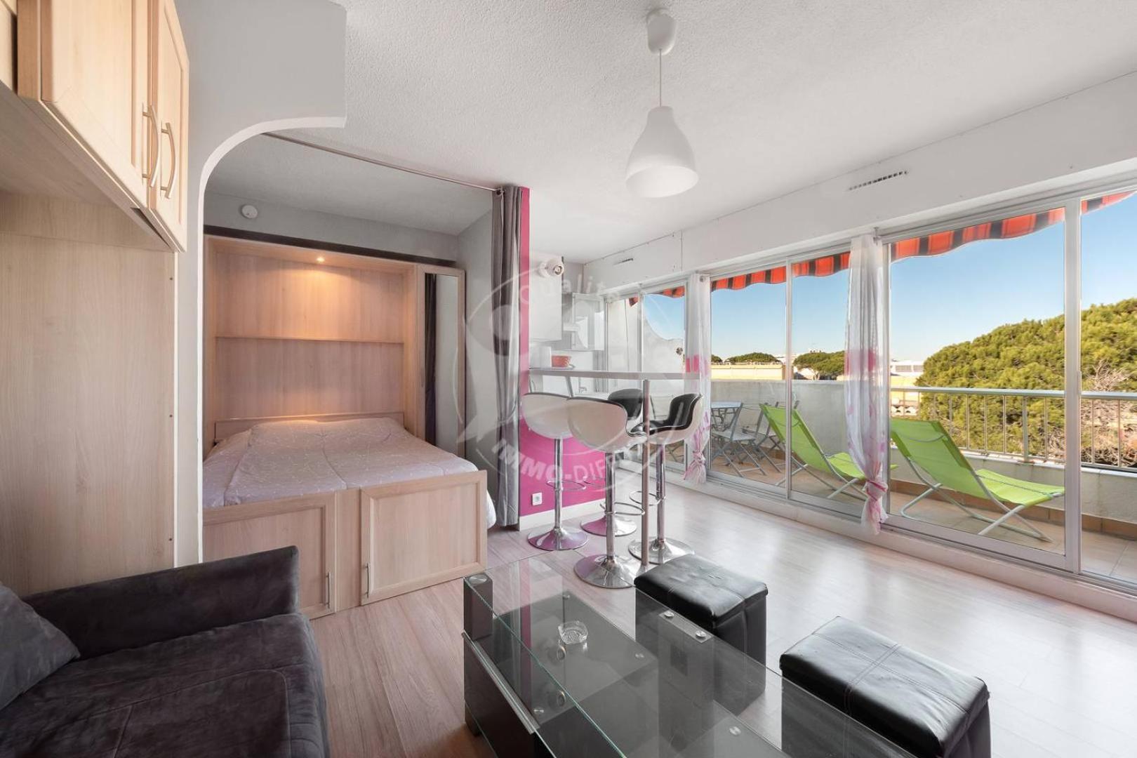 AS9557 - Studio vue sur la mer avec parking privé proche centre ville Le Grau-du-Roi Esterno foto